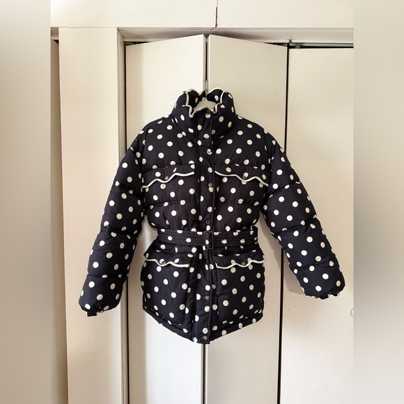 Rachel Antonoff CUPCAKE PUFFER POLKA DOT Size Small 🖤🤍 - Picture 7 of 11